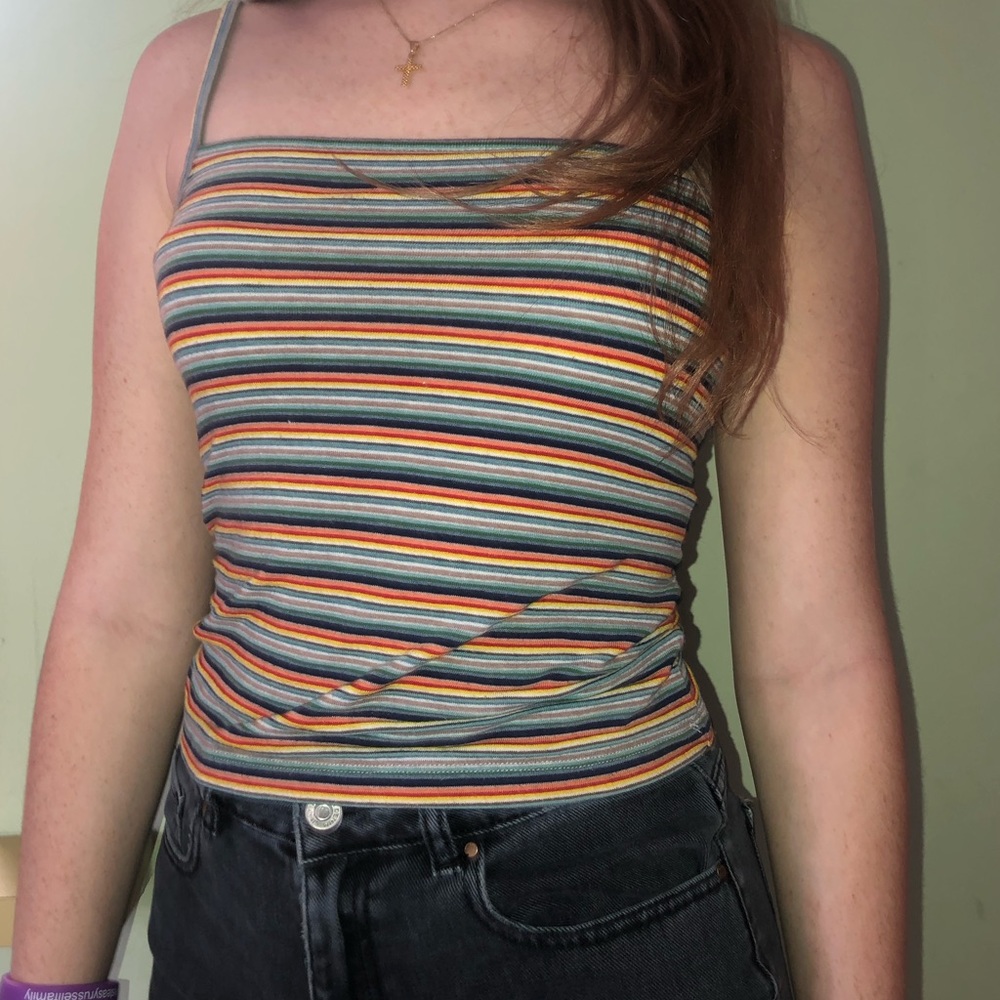 Rainbow Brandy Melville Tank Top